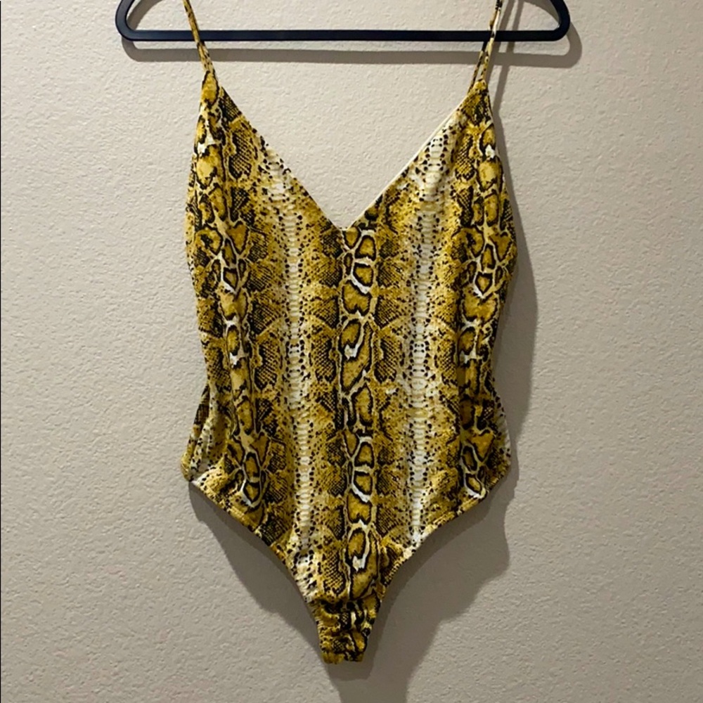 Snake Print Body Suit